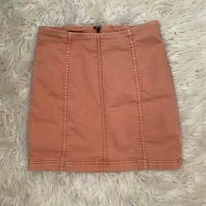 Free People Mauve Mini Skirt